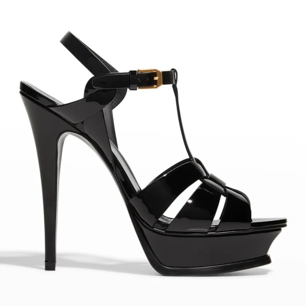 Saint Laurent
Tribute Patent Platform Sandals Size 37,5